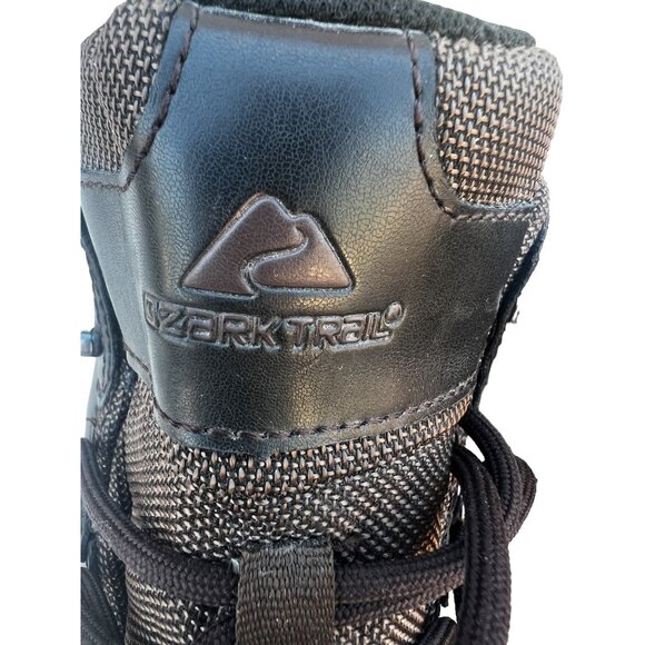 Ozark Trail Men's Size 11 Hiking Boots Recreation Black Leather & Manmade Upper - Picture 8 of 13